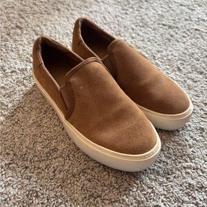 UGG Slip-On Suede Casual Shoes - Brown